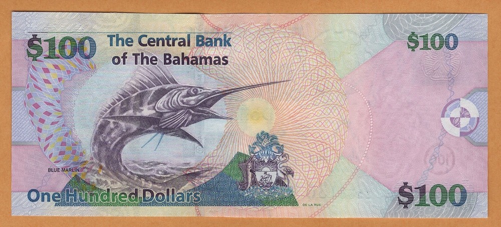Bahamas $100 Dollars UNC Banknotes 2009 P-76a Prefix E