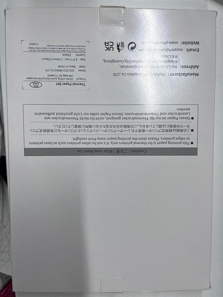 Advanced Thermal Printing Paper for MT800 Printer