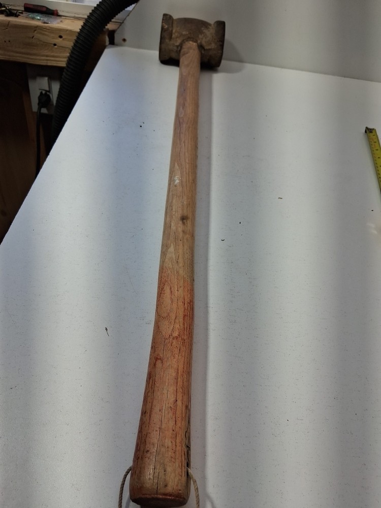 Vintage USMC 10 pound tent Sledge hammer