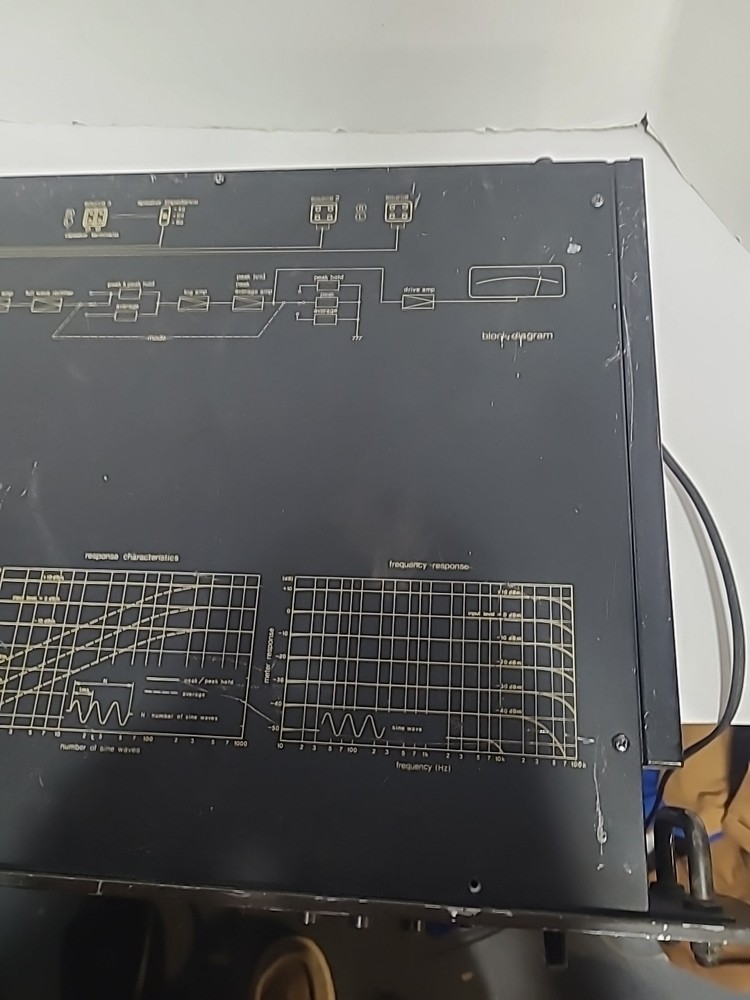 Technics SH-9020M Peak Average Meter Unit 3 Input Selector