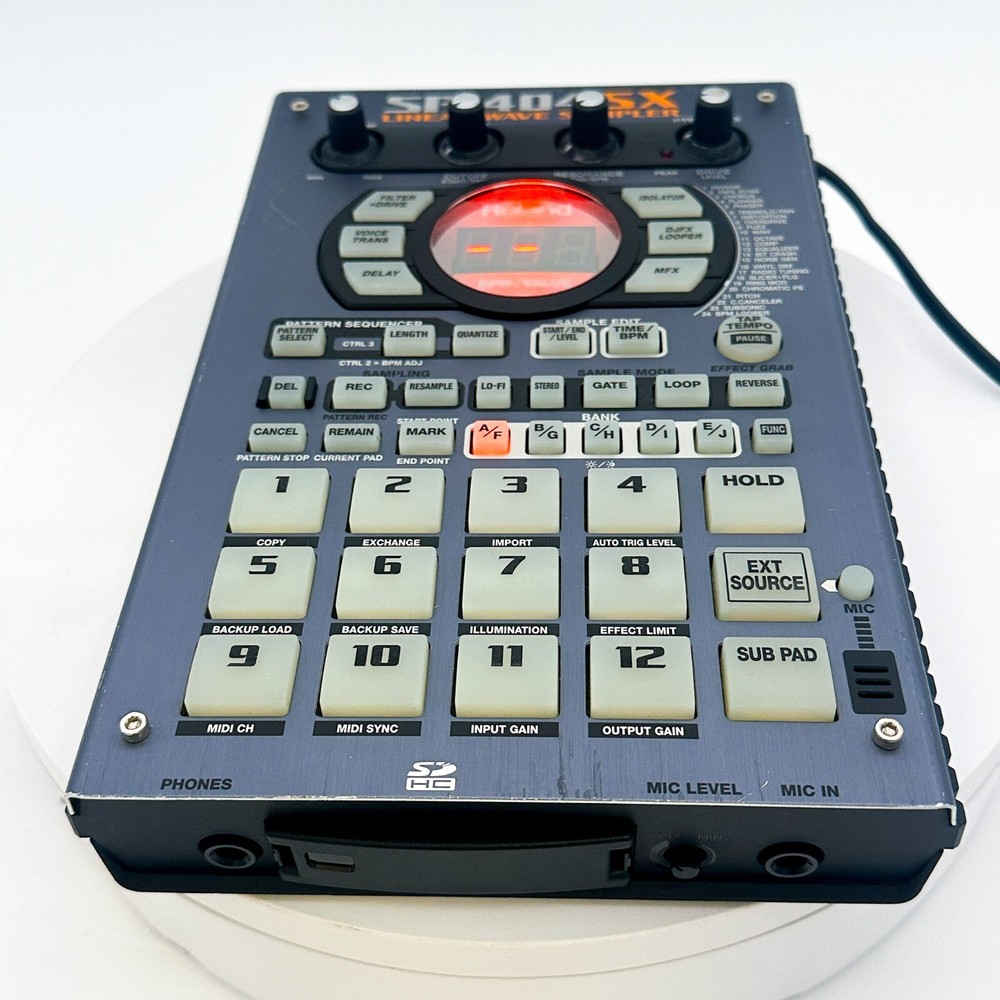 Roland SP-404SX Compact Linear Wave Sampler Tested Good Condition