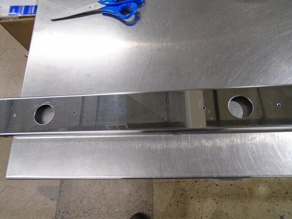 64in Pair Chrome Sleeper Panels For Freightliner 94+ Able body