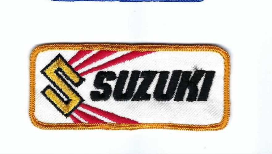 Suzuki Motorcycle Patch 2in x 4-3/4in