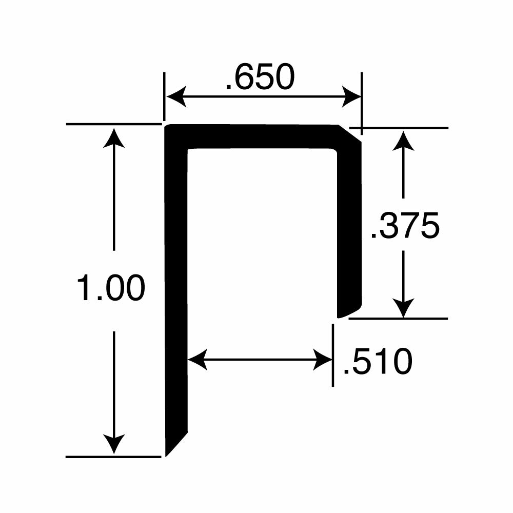 Outwater Aluminum J Channel Fits Material 1/2 Inch Thick Mill Finish Aluminum