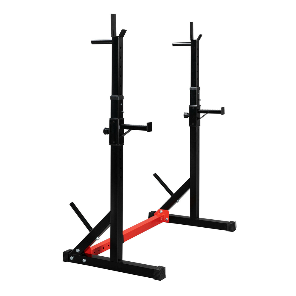 Multi-function Home Fitness Adjustable Barbell Stand Squat Bench Press Trainer