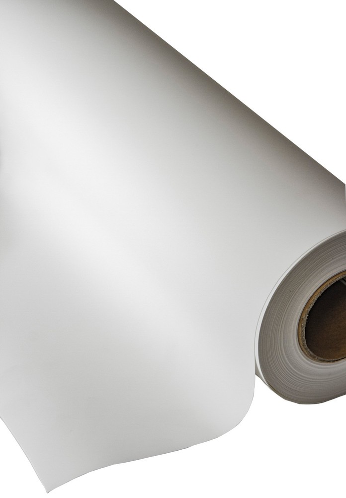 FastPlot Self Adhesive Polypropylene Banner 8 mil WP - 24" x100FT - 2inch core