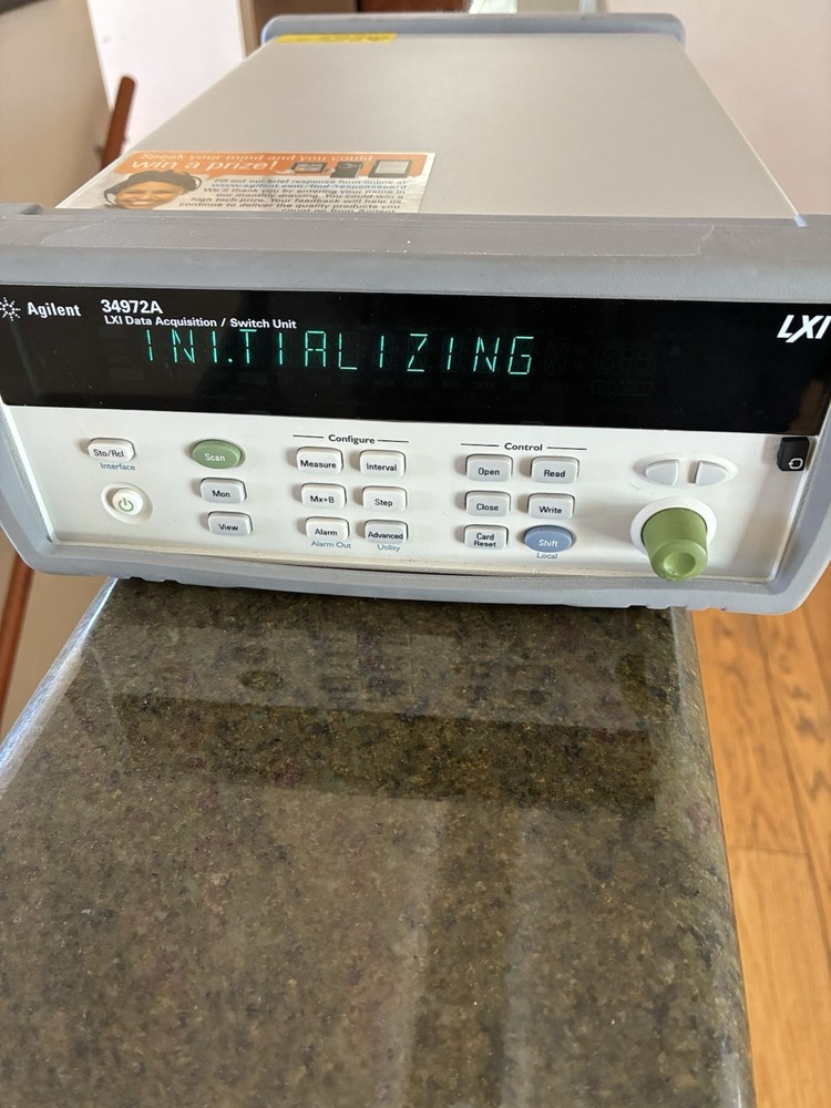 Agilent 34972A LXI Data Acquisition Switch Unit