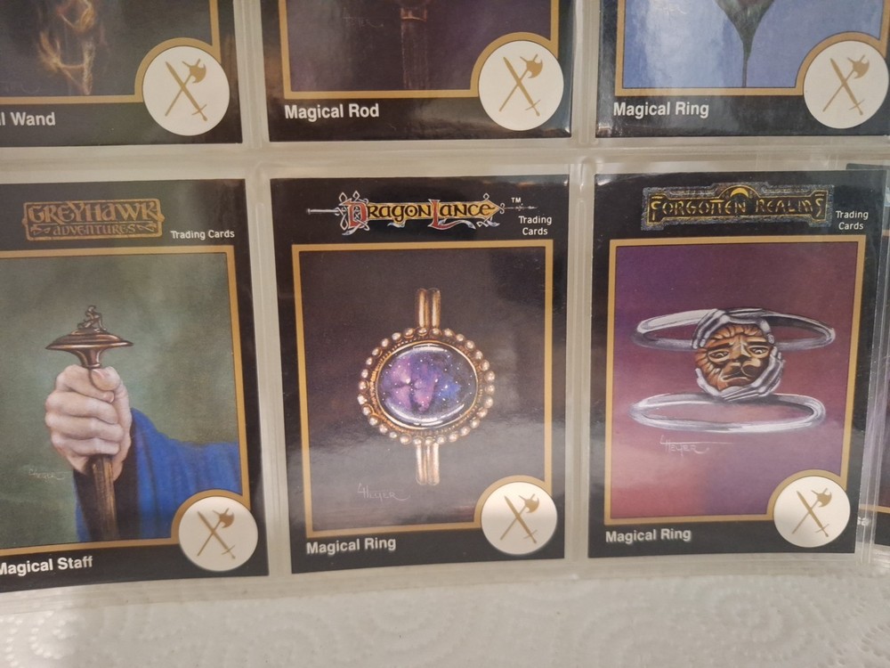 18 Dungeons And Dragons Cards. 1992