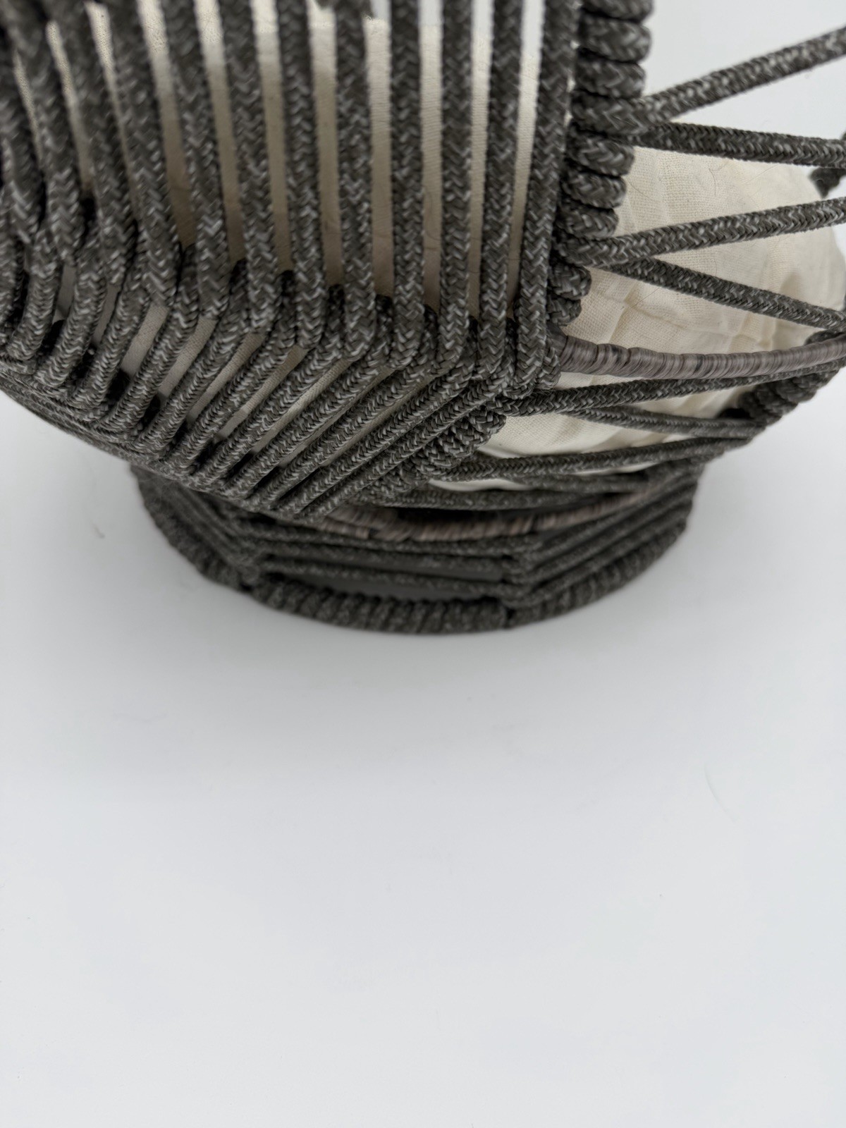 Rattan Wicker Pet Bed for Tiny Dog Or Cat Egg Chair