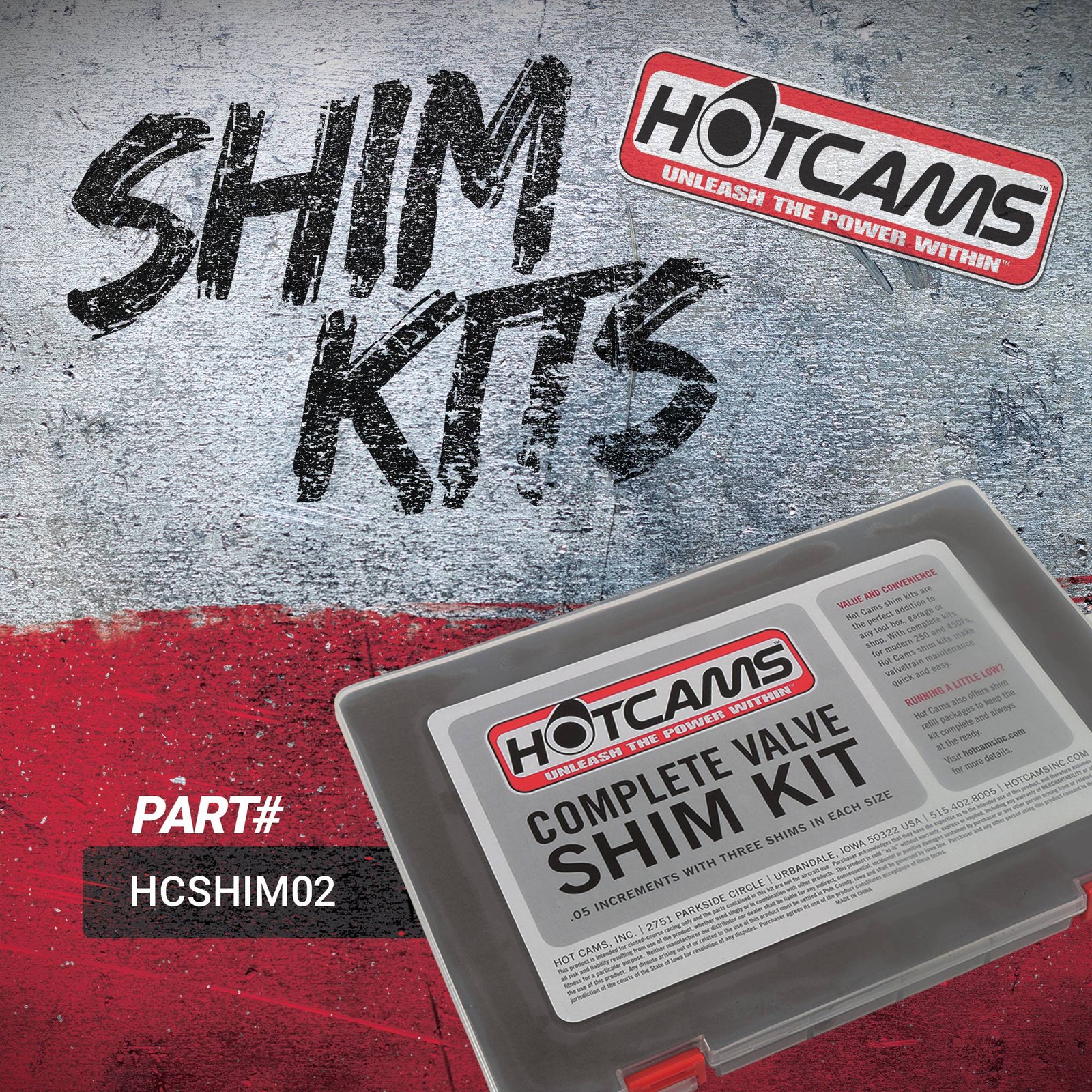 Hot Cams Complete Shim Kit For Honda TRX 450ER 2006 - 2014 68-2072