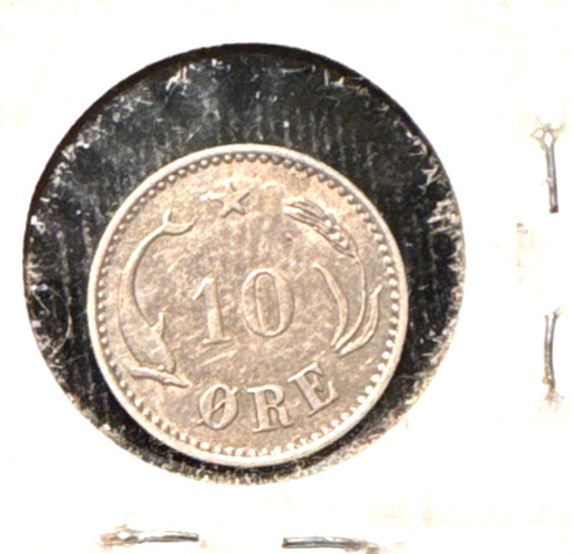 Denmark 1903 10 ore KM 795.2 Gem BU