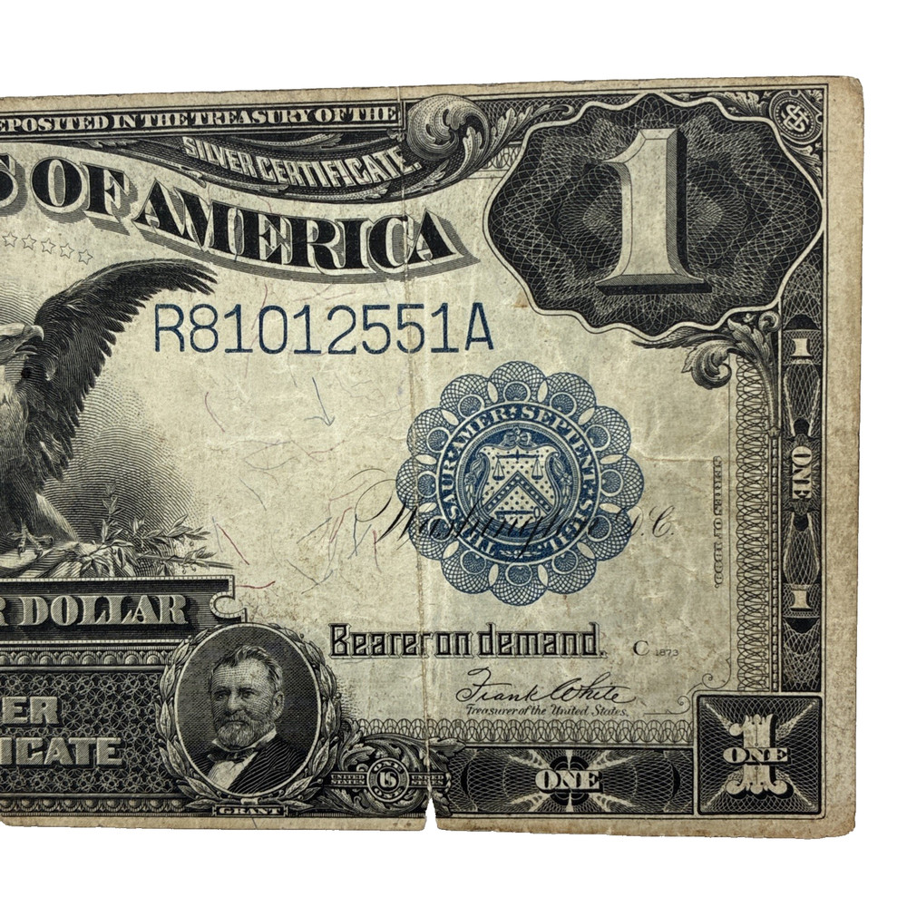 1899 $1 One Dollar Black Eagle Silver Certificate Note