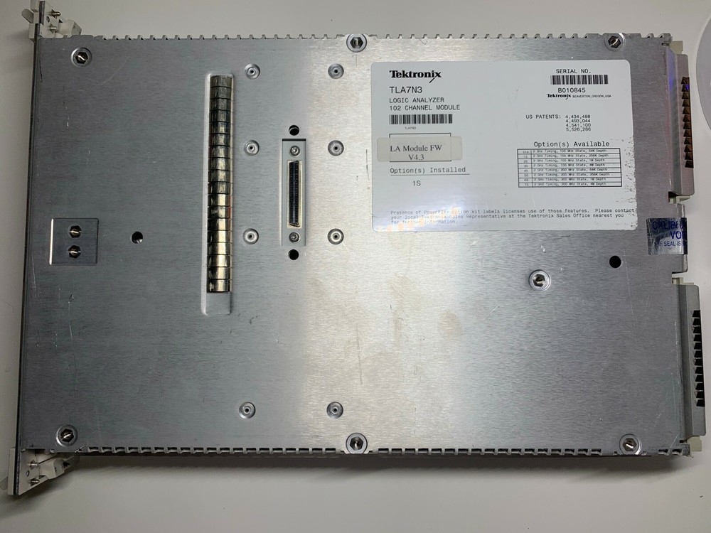 Tektronix TLA 7N3 102-Channel Logic Analyzer Module W/ Opt STD