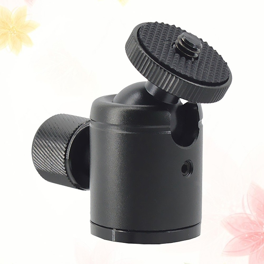Compact Ball Head Camera Mount Adapter Flash Bracket Photography Light