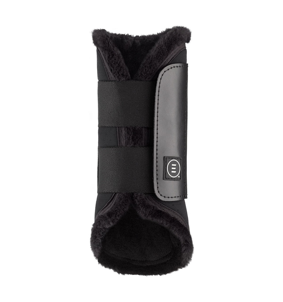 EquiFit Essential Everyday Boots with Sheepswool - Front - Black/Black