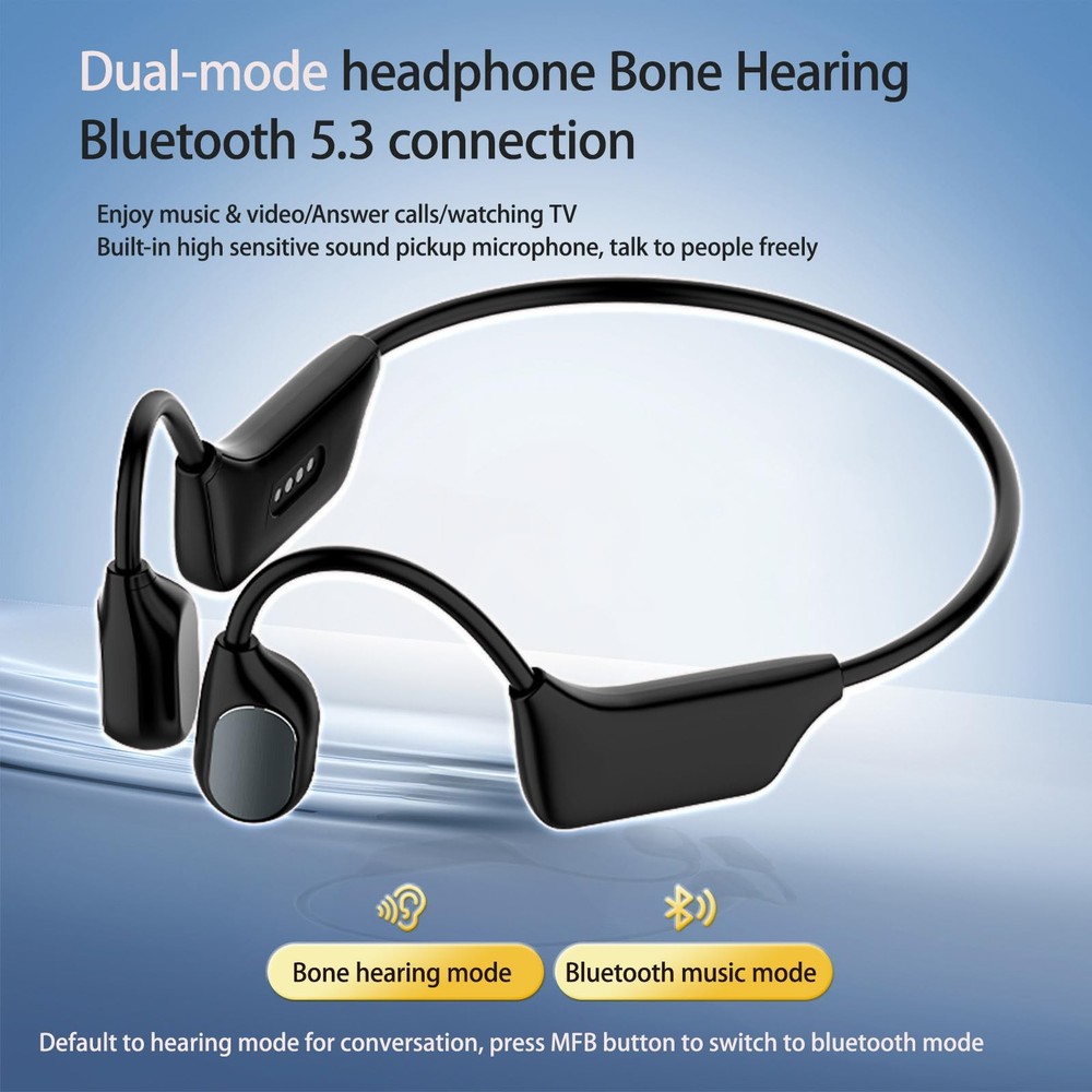 Hearing aid and Bluetooth headset dual-function bone conduction hearing aid