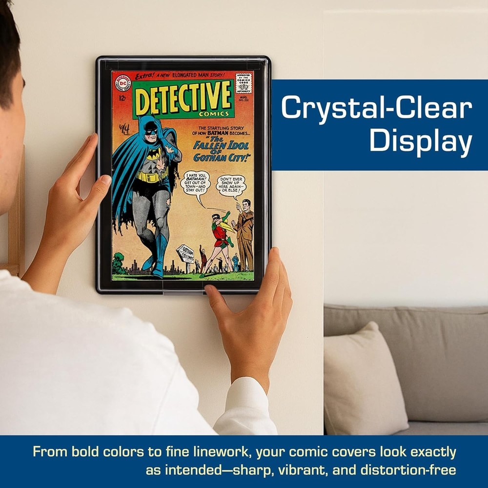 Comic Frame with UV Protection | Display Case Showcase | Silver Age, 3 Pack