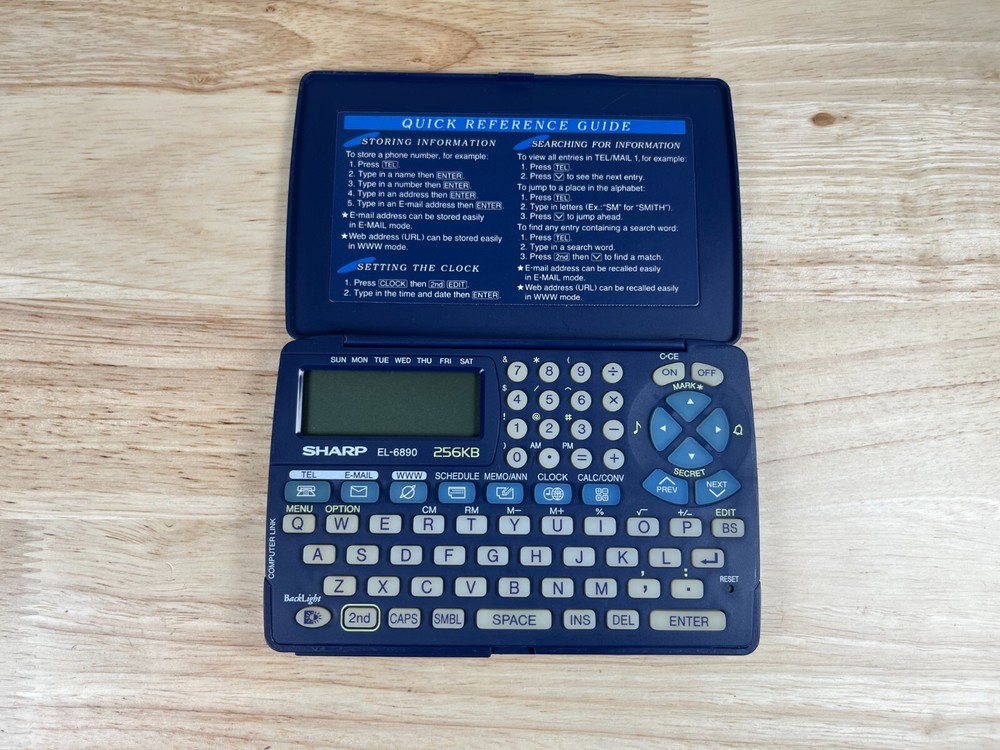 Sharp Memo-Master PDA EL-6890 256KB