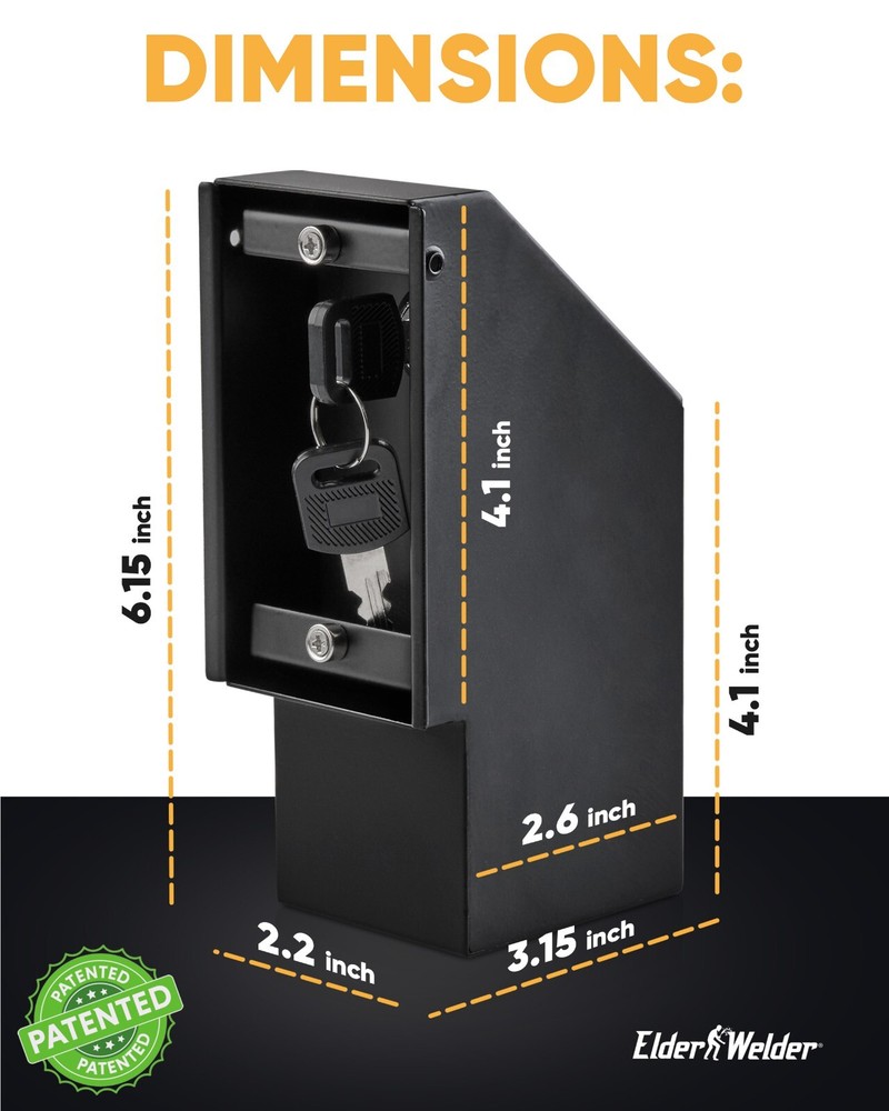 Hidden Wall Safe Outlet With Key Lock Electric Socket Covert Single Or Double
