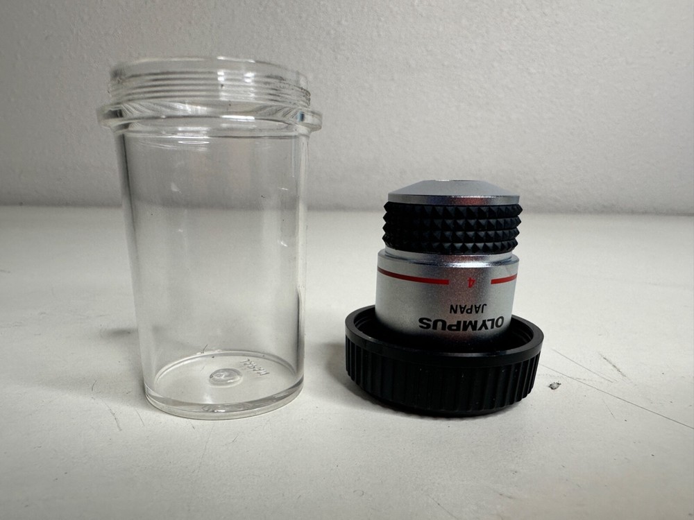 Olympus A 4 0.10 160/- Microscope Objectives