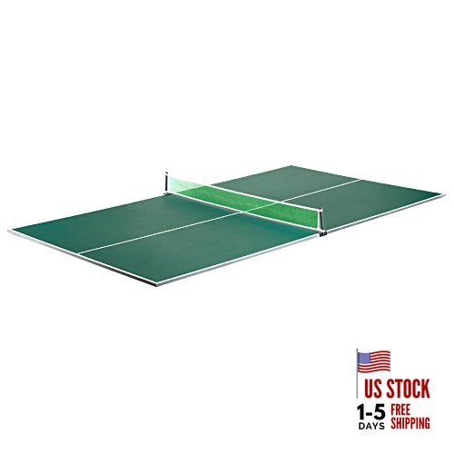 BG2323 Quick Set Conversion Table Tennis Top for Pool Tables, 1, Green