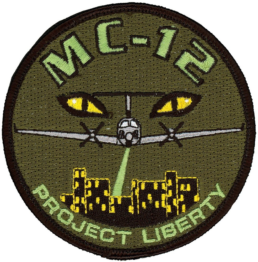 USAF 489th RECONNAISSANCE SQUADRON – MC-12 PATCH - GREEN