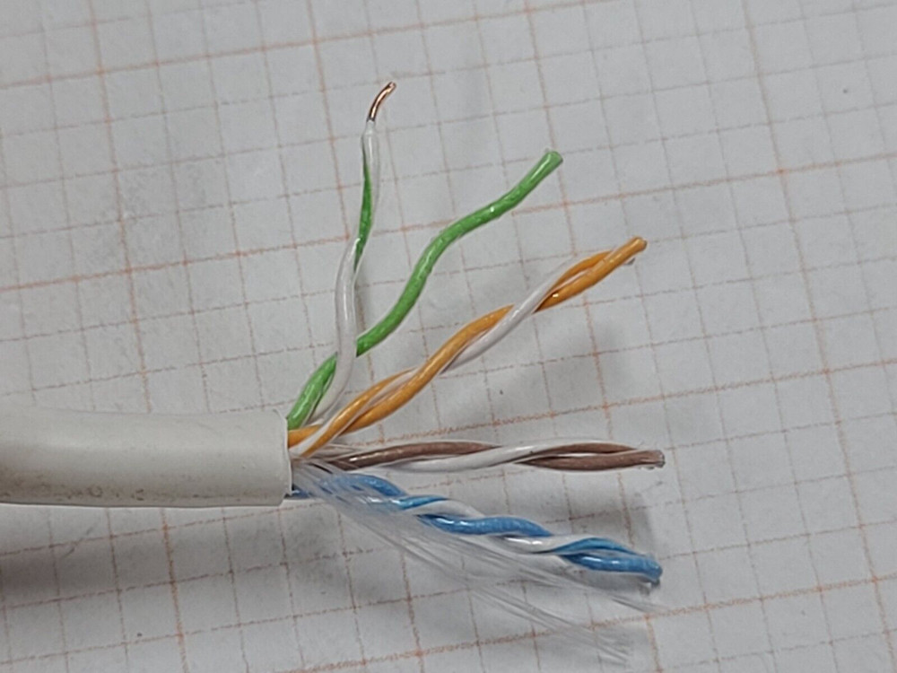 Belden D6UP 23/4P DataConnect CAT6 UTP Network Cable Plenum White /100ft