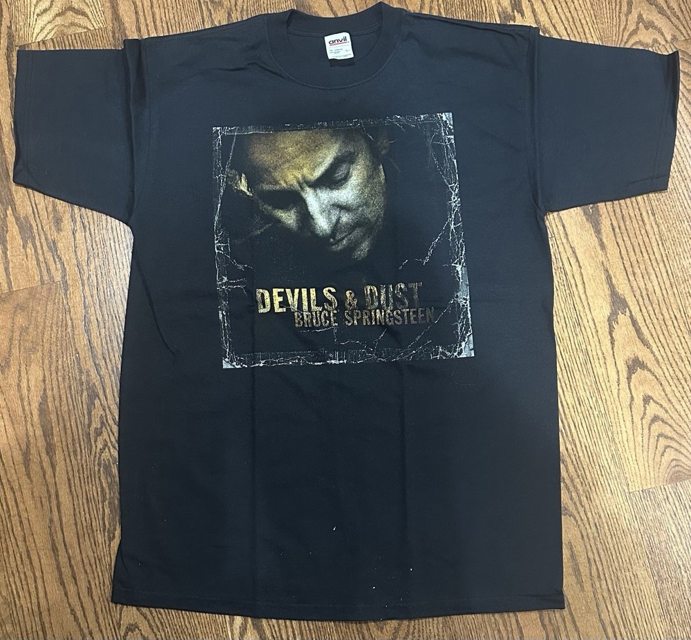 Bruce Springsteen 2005 Devils & Dust Large T Shirt New Never Worn