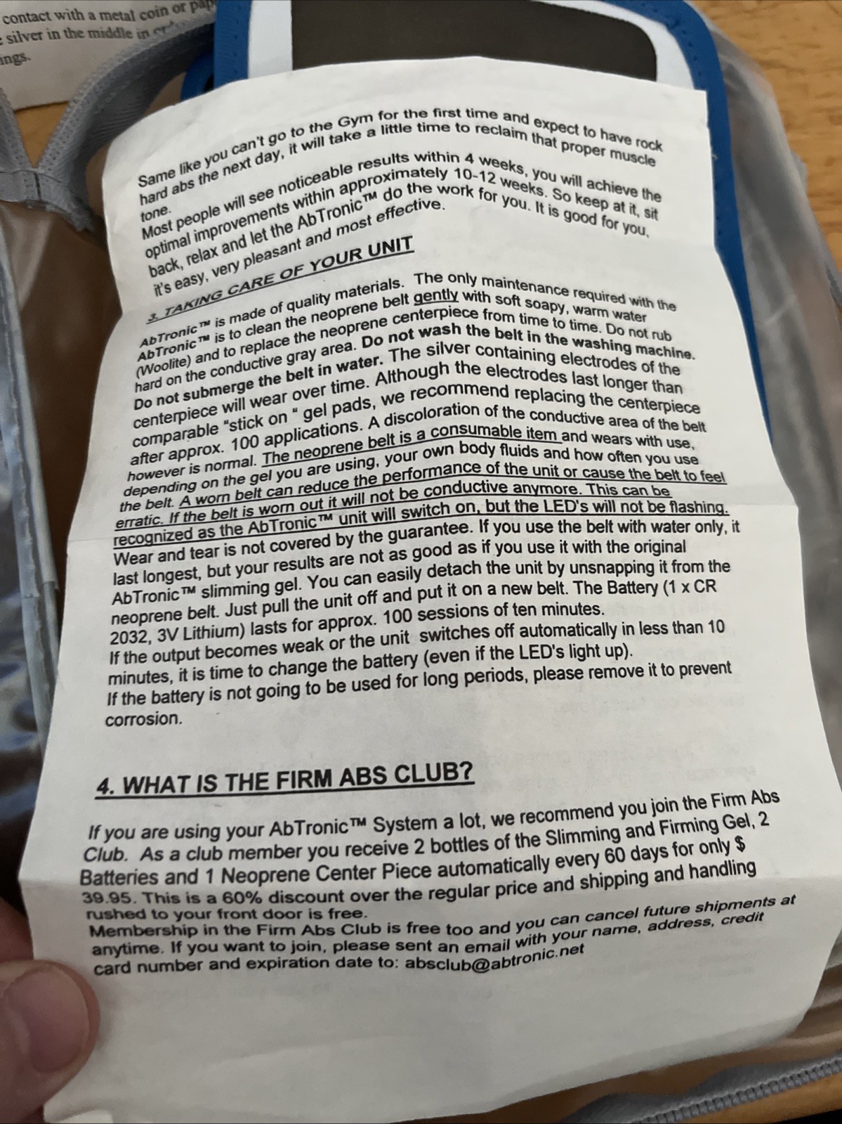 Abtronic Electronic Stimulator /Rehabilitation Therapy