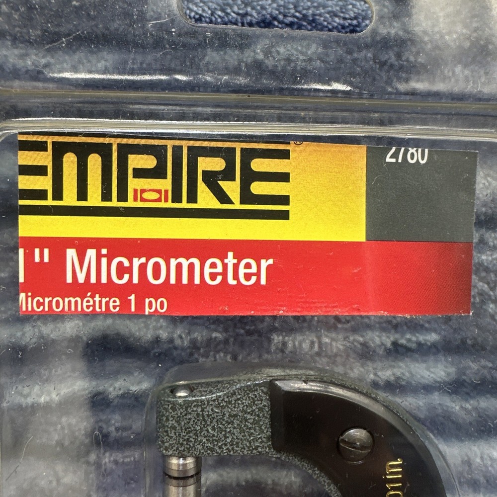1" Inch Micrometer EMPIRE 2780 {EE}
