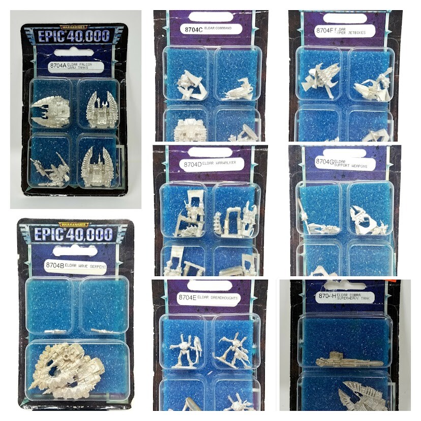 Games Workshop EPIC 40k: Eldar Multi-Listing NEW SEALED METAL BLISTERS OOP