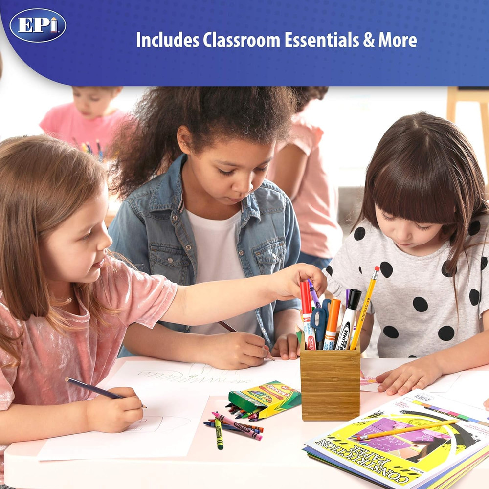 Essential School Supply Kit for Kindergarten and First Grade Students