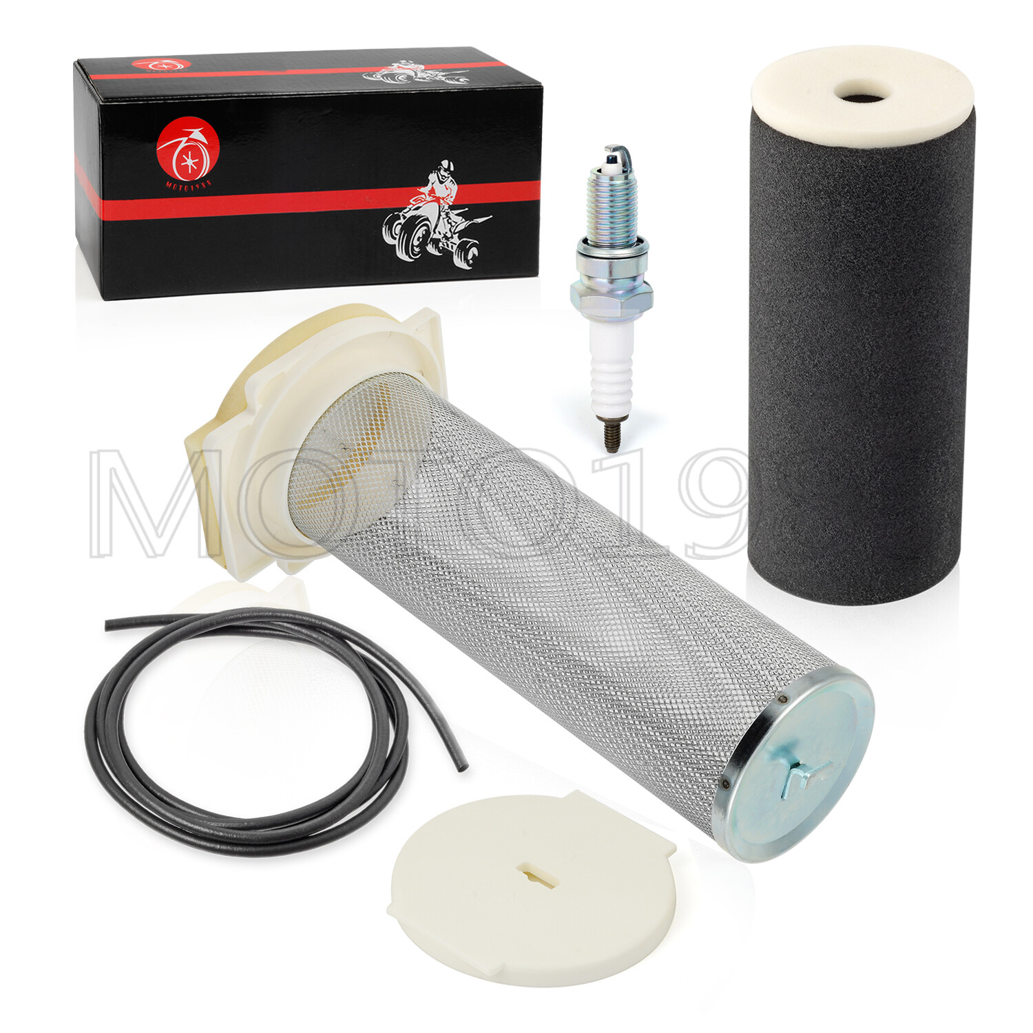 Air Filter Kit Guide & END CAP & Air Box Lid Seal For Yamaha Grizzly 600 660 YFM