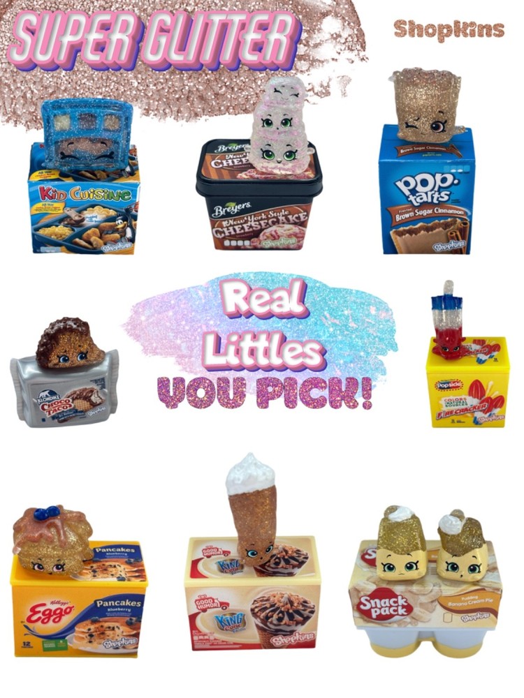 Shopkins Real Littles - SUPER GLITTER MYSTERY - Micro Mart YOU PICK ⭐️