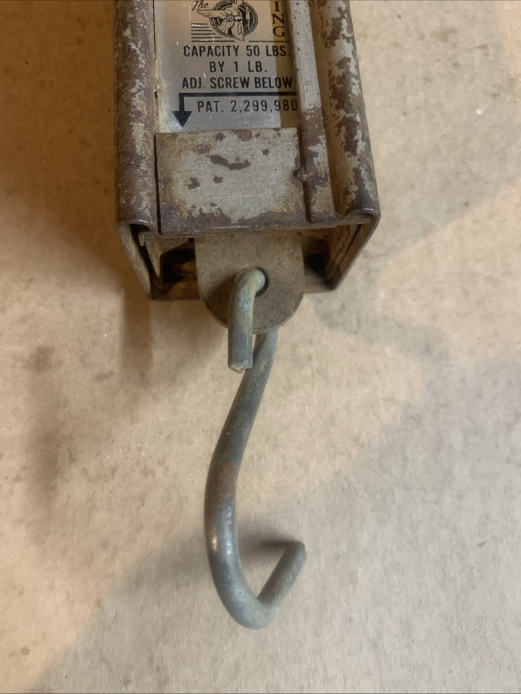 Vintage Hanson 50 Lb Spring Scale 895