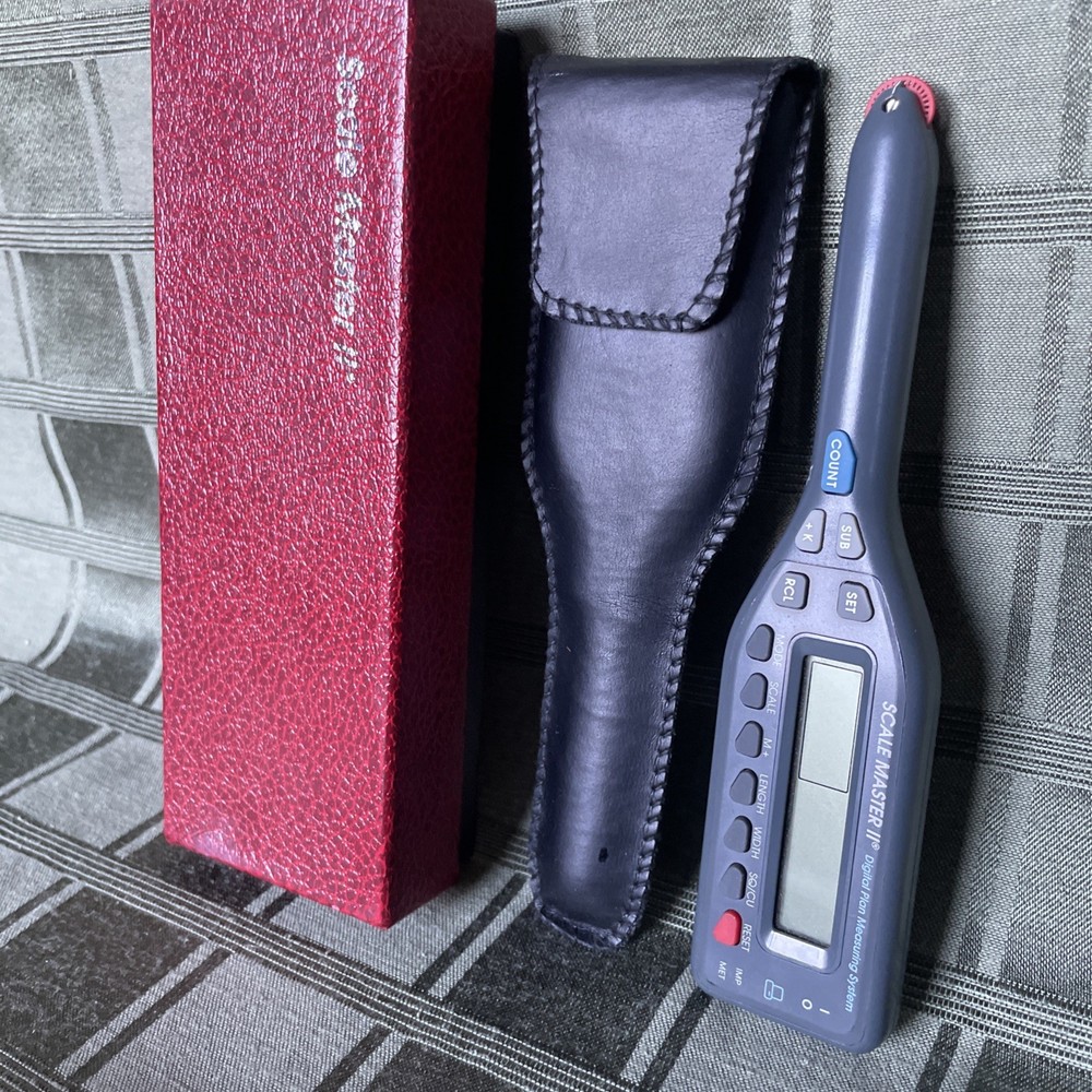 Scale Master 11 Multi-Scale Digital Plan Measure with Box & User's Guide 1995