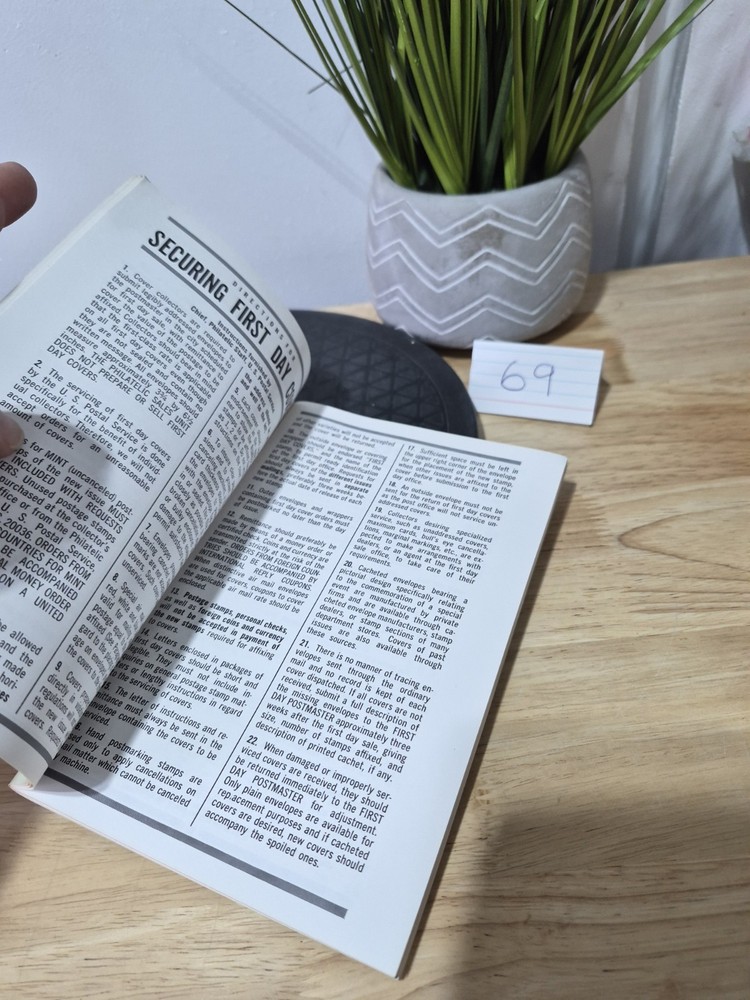 1974 Washington Press US First Day Covers Catalog 41st Ed. Paperback