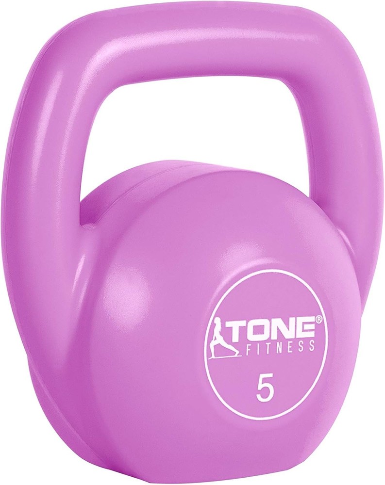 Versatile 5-Pound Pink Kettlebell - Perfect for Strength Training & Toning