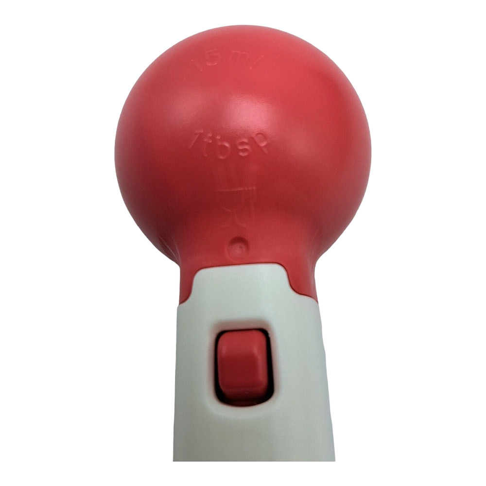 Tupperware Portioning Scoop Set Kitchen Tool 3 Portion Sizes Red