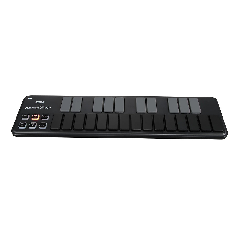 Korg nanoKEY2 Slim-Line USB Keyboard Controller Black