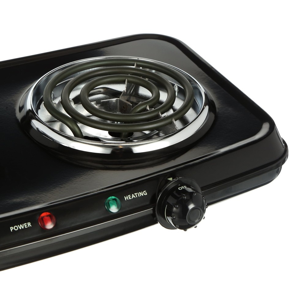 Double Burner Portable Easy To Cook Adjustable Temperature Control Kitchen Cook