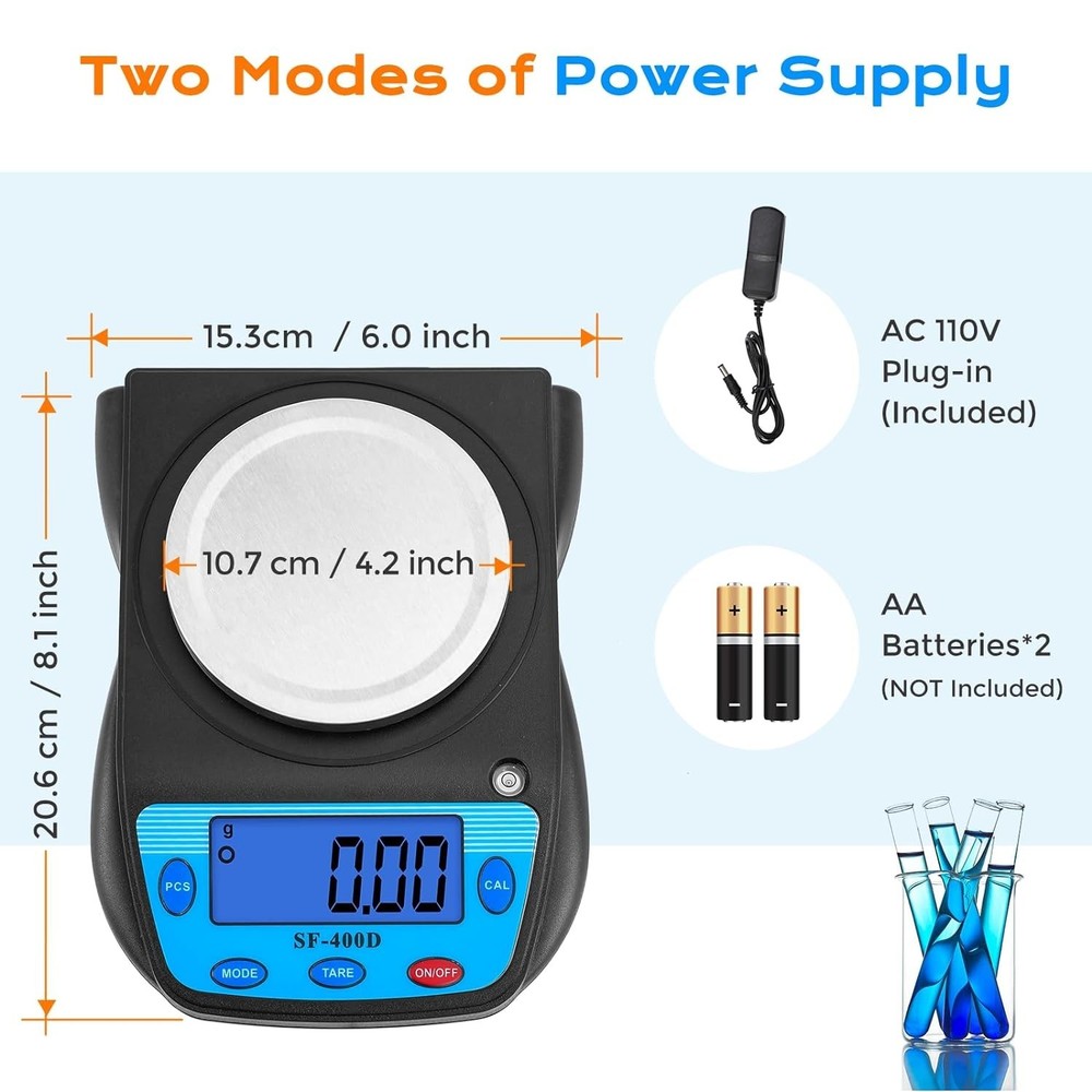 Compact 600g Precision Electronic Scale with LCD Display for Accurate Weighing