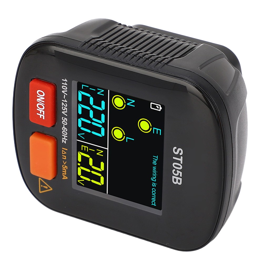 1. High Definition Outlet Checker With LED Display For Home Use Trending