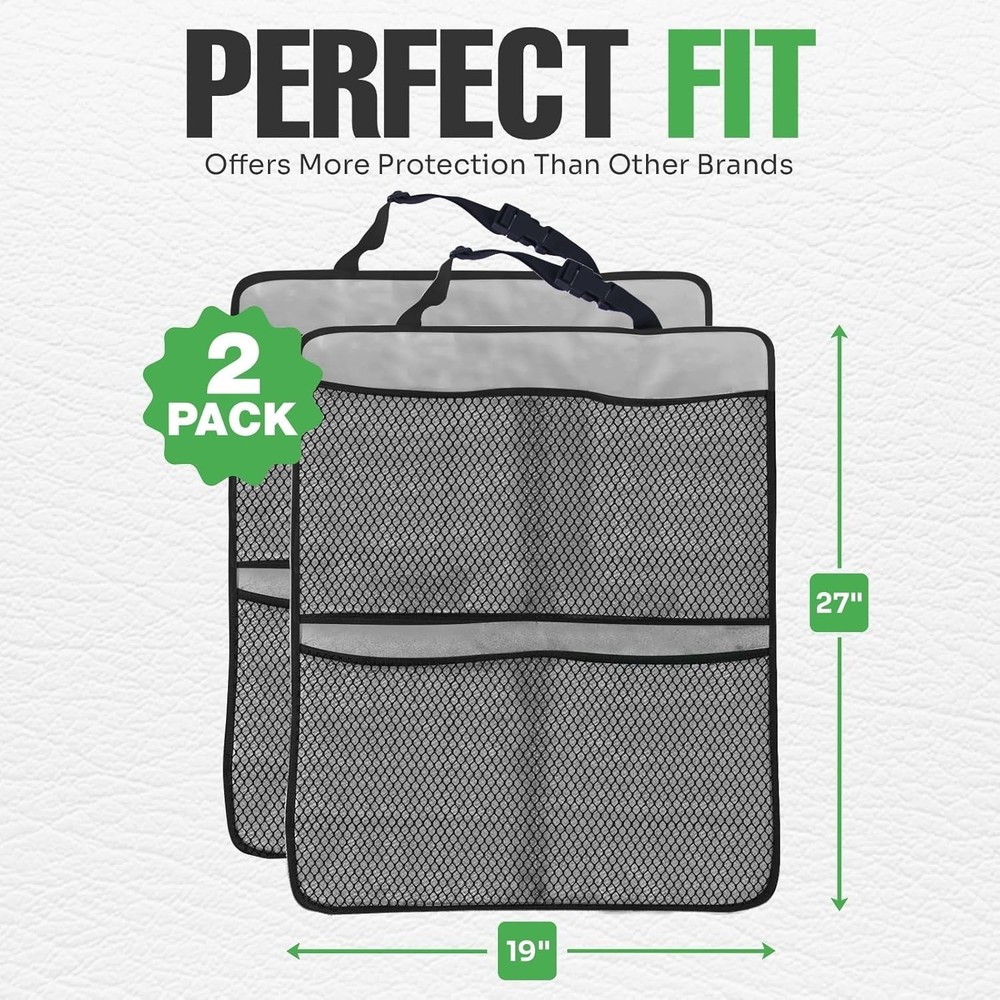 Kick Mats (Grey - 4 Pocket)