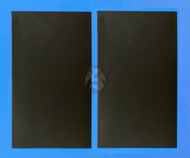 Plus Model Polystyrene Plastic Sheet (Black) (0.2mm, 190 x 110mm) (2 plates) 574