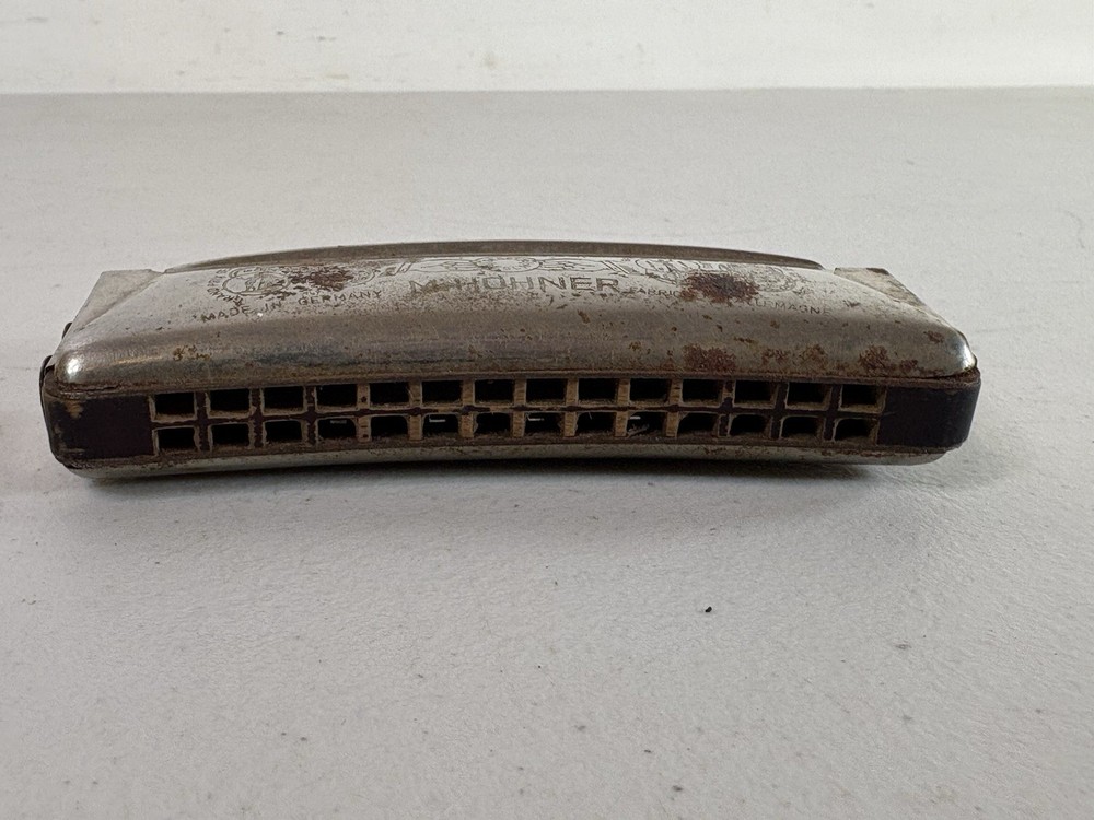 Echo M Hohner Harmonica key C curved vintage 36B6