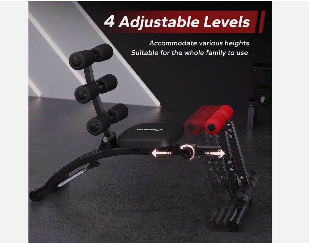 MERACH Multi-Functional Adjustable Ab Trainer Machine Workout Bench for Home Gym