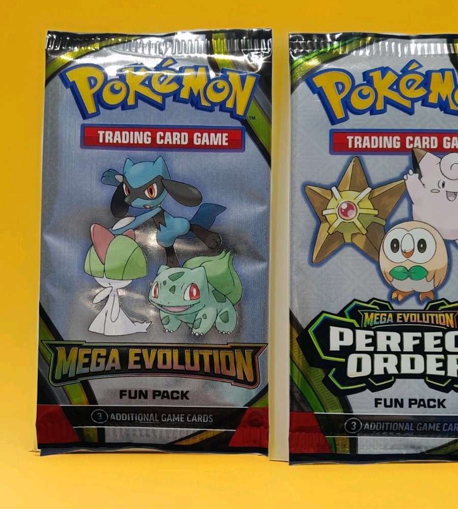Mega Evolution Fun Packs Pokemon Sampling Card Phantasmal Flames PERFECT ORDER