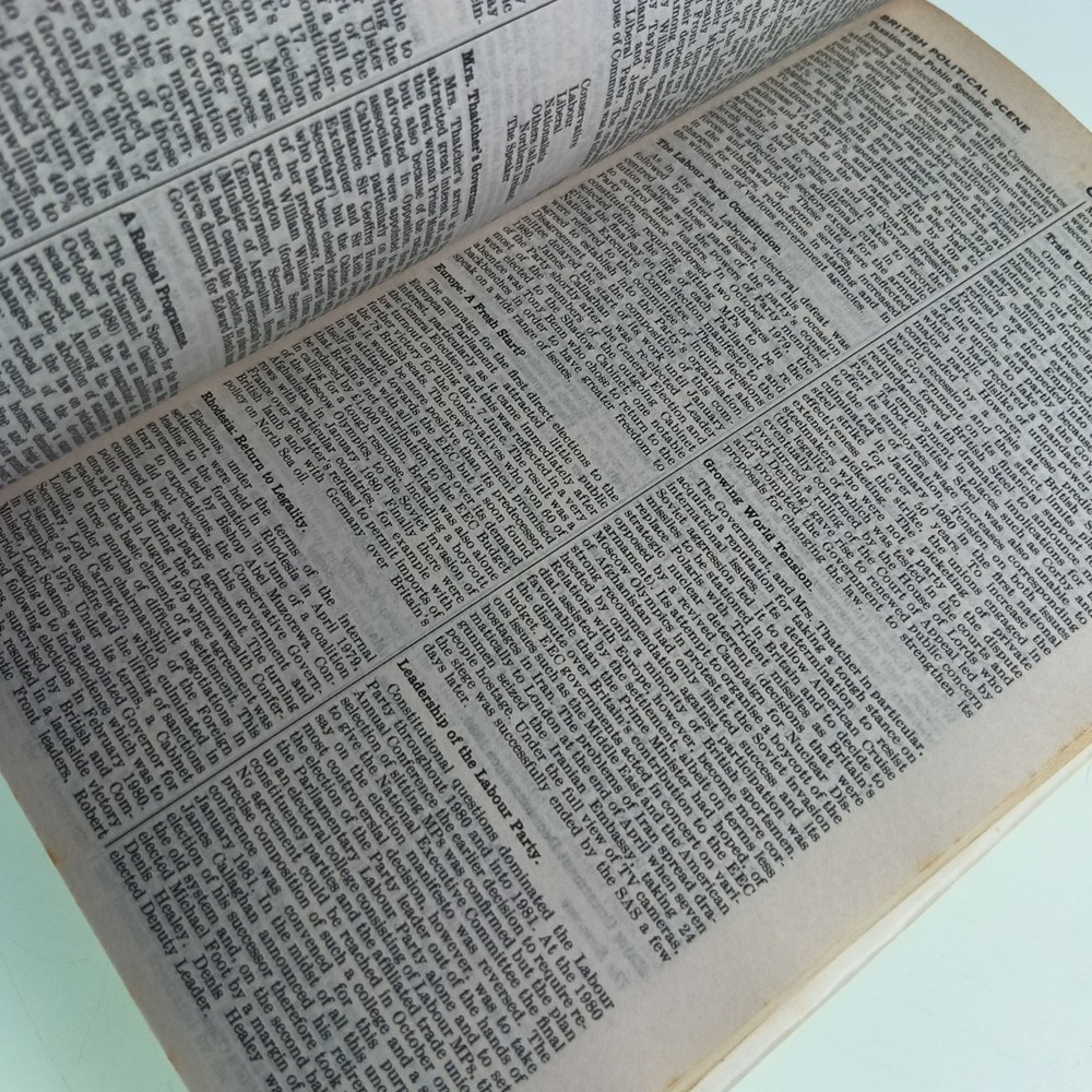 Pears Cyclopaedia 90th 1981 Hardback Book