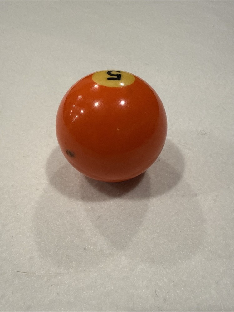 Solid Orange #5 Replacement Japer Billiard Pool Ball Regulation Size
